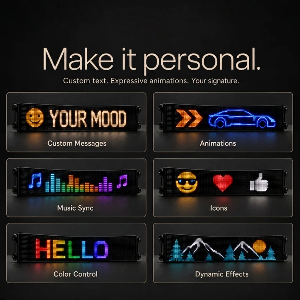 Pixel Drive Car Display