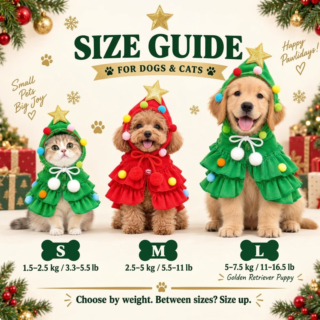 Christmas Tree Pet Costume
