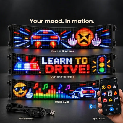 Pixel Drive Car Display
